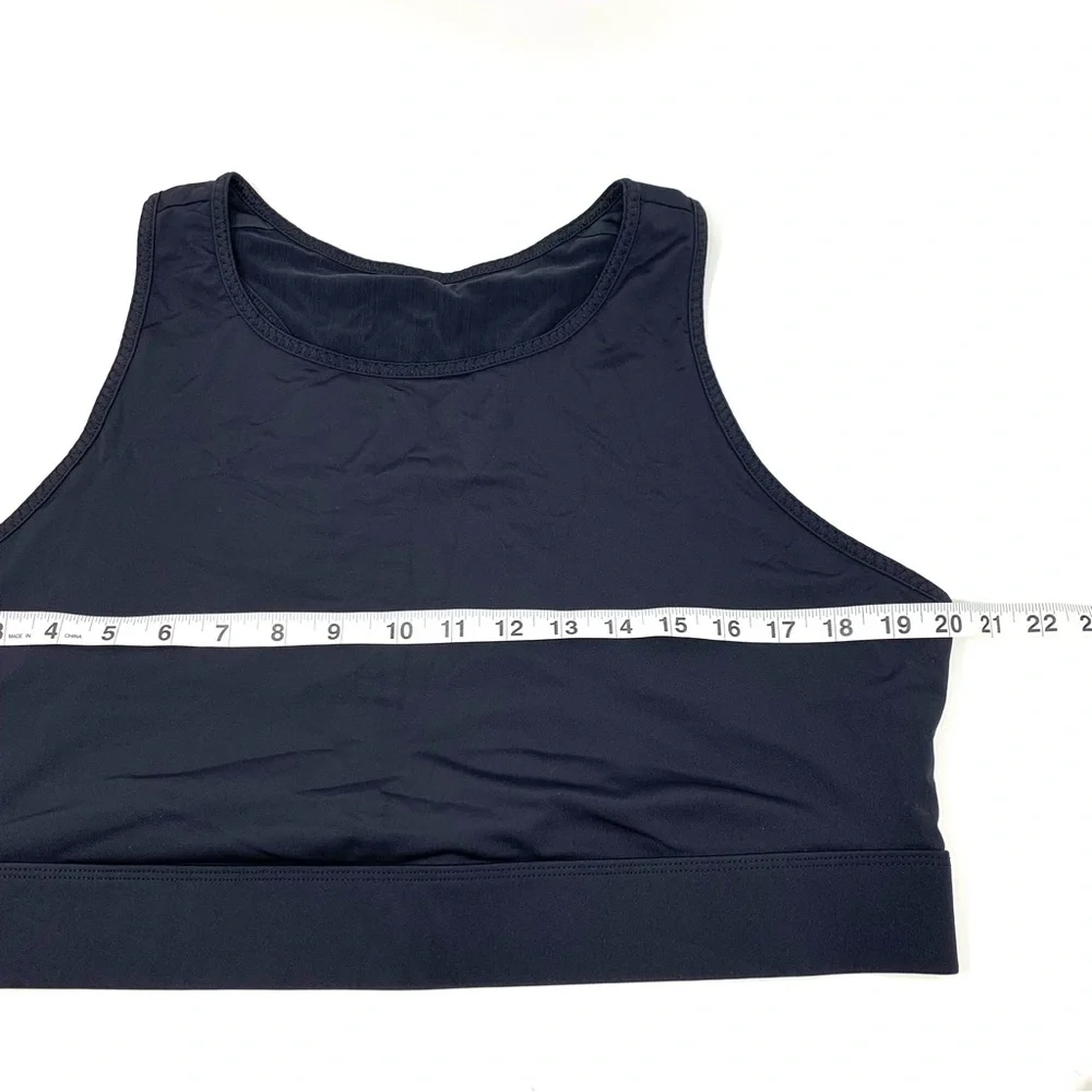 Fabletics Trinity High Impact Sports Bra Active Top in Black Women’s Size XXL
